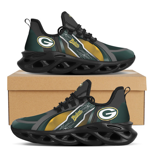 Women's Green Bay Packers Flex Control Sneakers 002